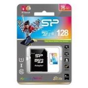 Karty pamięci - Silicon Power MicroSDXC Colorful Elite UHS-1 128GB CL10 + adapter (SP128GBSTXBU1V20SP) - miniaturka - grafika 1