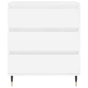 Komoda, biała, 60x35x70 cm, materiał drewnopochodny Lumarko! - Komody - miniaturka - grafika 6