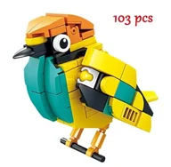 Klocki - klocki ptak SIKORKA 103-klocki na prezent żywe kolory super jakość - miniaturka - grafika 1