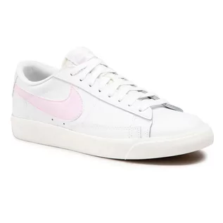 Buty sportowe damskie - Nike Buty Blazer Low Leather CI6377 106 White/Pink Foam/Sail - grafika 1