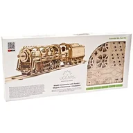 Modele do sklejania - Ugears Model mechaniczny do składania. Lokomotywa UG 460, 70012 - miniaturka - grafika 1