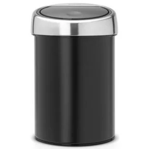 Brabantia Kosz na śmieci z pokrywą Touch Bin, czarny, 3 l - Kosze na śmieci - miniaturka - grafika 1