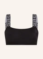 Stroje kąpielowe - Calvin Klein Góra Od Bikini Bustier Intense Power schwarz - miniaturka - grafika 1