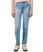 Spodnie damskie - Jeansy Wrangler Straight 112350946 Love Letters W 30 / L 34 - miniaturka - grafika 1