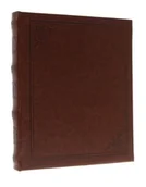 Albumy fotograficzne - Elegancki album na zdjęcia wklejane brąz 40 stron - miniaturka - grafika 1