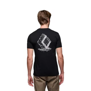 Koszulki męskie - Męski t-shirt Black Diamond Boulder Tee black - XL - grafika 1