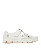 Półbuty damskie - Rieker Półbuty CEO-49958-81 Biały - miniaturka - grafika 1