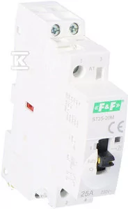 F&F Stycznik Modułowy ST25-20-M - Bezpieczniki elektryczne - miniaturka - grafika 1