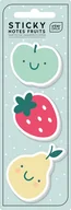 Notesy i bloczki - Karteczki samoprzylepne Fruits 75szt mix - INTERDRUK - miniaturka - grafika 1