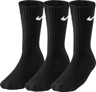 Skarpetki damskie - Skarpety NIKE Długie CZARNE Sportowe 3-PAK Męskie - miniaturka - grafika 1
