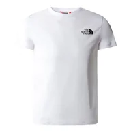 Koszulki sportowe damskie - Koszulka The North Face Simple Dome 0A82EAFN41 - biała - miniaturka - grafika 1