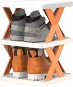 Szafki na buty - Składany stojak na buty, składany stojak na buty, składany uchwyt na buty, składany stojak na buty, składany plastikowy stojak na buty, składany stojak na buty - miniaturka - grafika 1