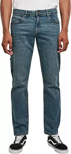 Urban Classics Carpenter Back Jeans Spodnie męskie, Sand Zniszczony Washed, 32 - Spodnie męskie - miniaturka - grafika 1