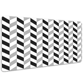 Podkładki na biurko - Mata z nadrukiem na biurko Wzór w jodełkę 100x50 cm, Dywanomat - miniaturka - grafika 1