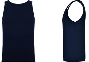 TANK TOP Koszulka Męska Sportowa Na Ramiączka Bawełna ROLY 6545 GRANAT 3XL - Koszulki męskie - miniaturka - grafika 1