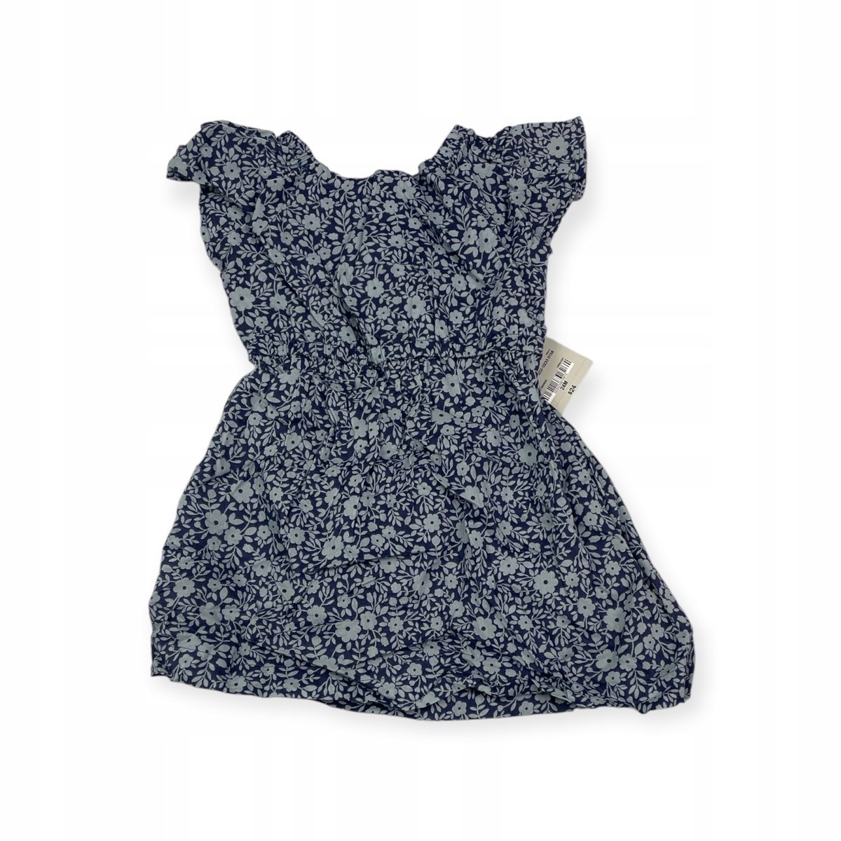 Sukienka dla dziewczynki na krótki rękaw w kwiatuszki OKIE DOKIE 2lata