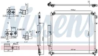 Chłodnice - CHŁODNICA KLIMATYZACJI NISSENS 941164 LR062424 LAND ROVER - miniaturka - grafika 1