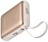 Powerbanki - Powerbank Joyroom JR-PBF27 22,5W 10000mAh z dwoma wbudowanymi kablami - złoty - miniaturka - grafika 1