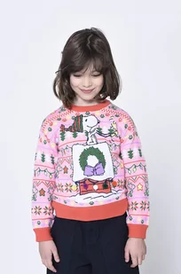 Marc Jacobs sweter dziecięcy kolor różowy - Swetry dla dziewczynek - miniaturka - grafika 1