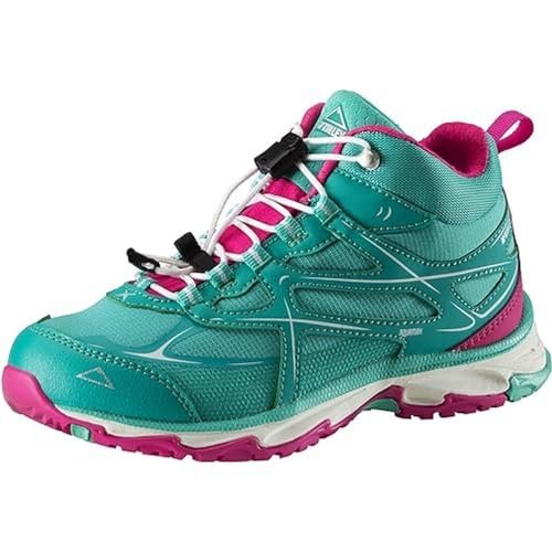 McKINLEY Unisex dziecięce półbuty trekkingowe Evosome Mid Aqx Jr, turkusowy - Turkus miętowy Dark Turquoise - 31 EU