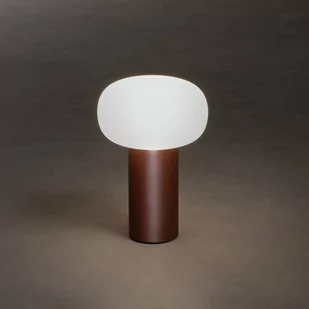 Konstsmide Stołowa LED Antibes, IP54, akumulator, RGBW, rdza - Lampy ogrodowe - miniaturka - grafika 2