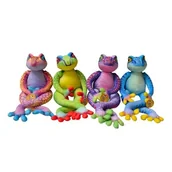 Maskotki i pluszaki - Żaba Kolorowa Długa Mała - miniaturka - grafika 1