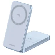 Ładowarki do telefonów - Ładowarka indukcyjna UGREEN W756 MagFlow Qi2 25W Szary - miniaturka - grafika 1