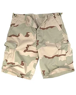 Mil-Tec US Wstępnie sprane bermudy Ripstop Woodland - Moda i Uroda OUTLET - miniaturka - grafika 1