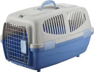 Transportery dla kotów - Barry King Transporter dla psa 55x35x32,5 szaro/niebieski - miniaturka - grafika 1