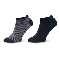 Skarpetki damskie - Zestaw 2 par niskich skarpet damskich Tommy Hilfiger 701222650 Granatowy - miniaturka - grafika 1