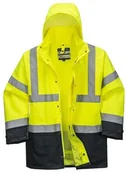 Odzież robocza - PORTWEST S768 KURTKA OSTRZEGAWCZA EXECUTIVE 5 W 1; ŻÓŁTY/CZARNY - miniaturka - grafika 1