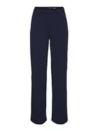 Spodnie damskie - VERO MODA Vmzamira Mr Straight Pant Ga Tall Noos spodnie damskie, granatowy blezer, 36-S-L - miniaturka - grafika 1