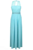 Sukienki - Sukienka FSU111 TURKUSOWY - Fokus - miniaturka - grafika 1