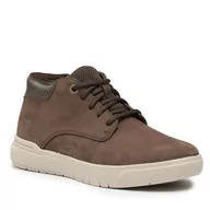 Buty dla chłopców - Trzewiki Timberland Seneca Bay Leather Chukka TB0A5NYV9311 Dark Brown Nubuck - miniaturka - grafika 1
