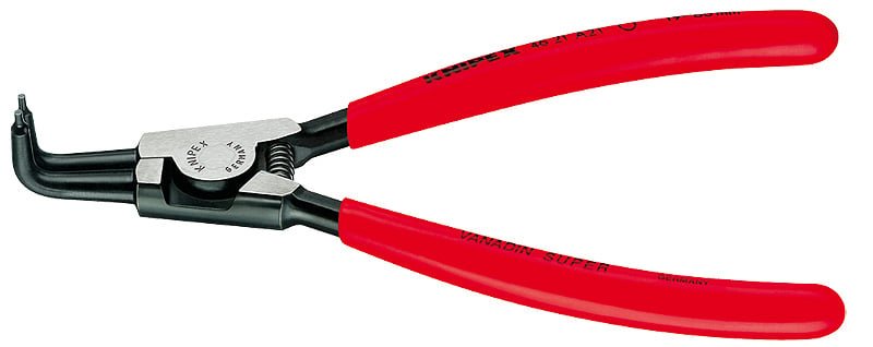 Knipex Szczypce do pierścieni osadniczych 170mm zewnętrzne odgięte 46 21 A21