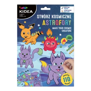 Stwórz kosmiczne astrofory, Kidea - Zabawki kreatywne - miniaturka - grafika 1