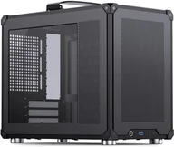 Obudowy komputerowe - Jonsbo C6MAX, MATX Case with handle, Black - miniaturka - grafika 1