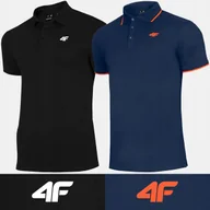 Koszulki męskie - Koszulka Męska Polo 4f - 2szt Pz01 Polówka T-shirt Podkoszulek Sportowy L - miniaturka - grafika 1
