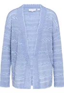 Kurtki damskie - usha WHITE LABEL Kurtka damska z dzianiny 15611148, jasnoniebieski, S - miniaturka - grafika 1