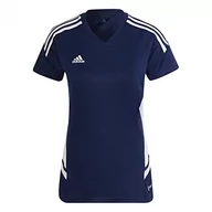 Spodenki damskie - adidas Damski Con22 JSY W Jersey (szorty Sleeve), tenabl/biały, S - miniaturka - grafika 1