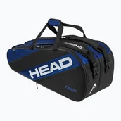 Tenis ziemny - Torba tenisowa HEAD Team Racquet Bag L blue/black - miniaturka - grafika 1
