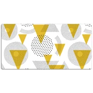 Podkładki na biurko - Ochronna mata na biurko Koła i trójkąty 120x60 cm, Dywanomat - miniaturka - grafika 1