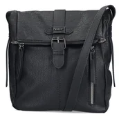 Torebki damskie - Rieker H1103-00 BLACK torebka damska czarna - miniaturka - grafika 1
