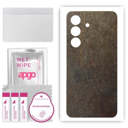 folia naklejka skórka strukturalna na TYŁ do Samsung Galaxy S24+ - Kamień Księżycowy - apgo SKINS