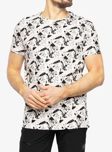 Koszulka wspinaczkowa Mammut Massone T-Shirt Climbing Scene - white/black - Koszulki i topy damskie - miniaturka - grafika 1
