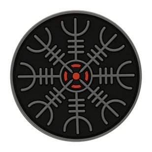 Naszywka M-Tac Hełm Grozy 3D PVC - Black/Grey (51221211) - Odzież taktyczna i umundurowanie - miniaturka - grafika 1