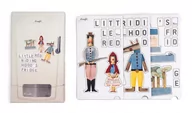 Dekoracje domu - LONDJI - Magnesy na lodówkę Czerwony Kapturek - miniaturka - grafika 1