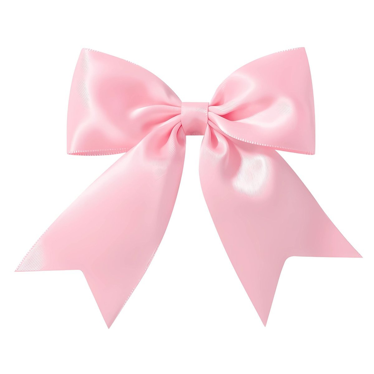 Kokarda do Włosów Różowa Satynowa Spinka z Połyskiem Lekka i Wygodna