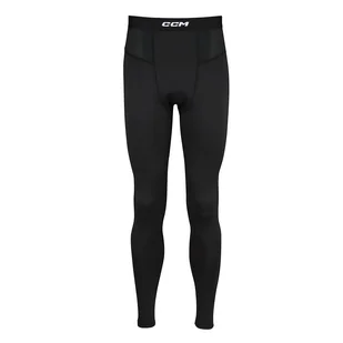 Spodnie kompresyjne CCM  Compression Pant Black Senior XL - Hokej - miniaturka - grafika 1