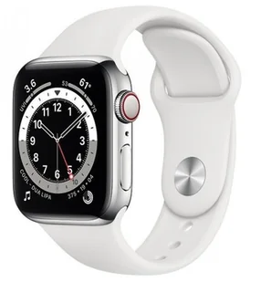Apple Watch 6 40/Silver Steel/White Sport LTE - Smartwatch - miniaturka - grafika 1